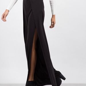 L. BATES SPLIT TIE UP PANTS